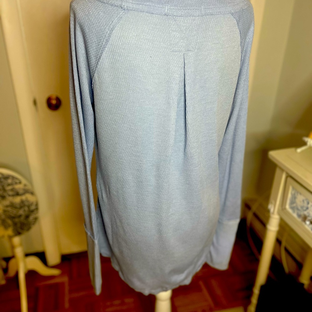 NWOT Free People Thermal Shirt - Picture 7 of 9